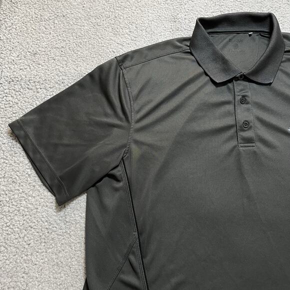 Clique Polo Shirt Mens XL Gray Torrey Pines Golf US Open Perfromance Stretch - Picture 4 of 10